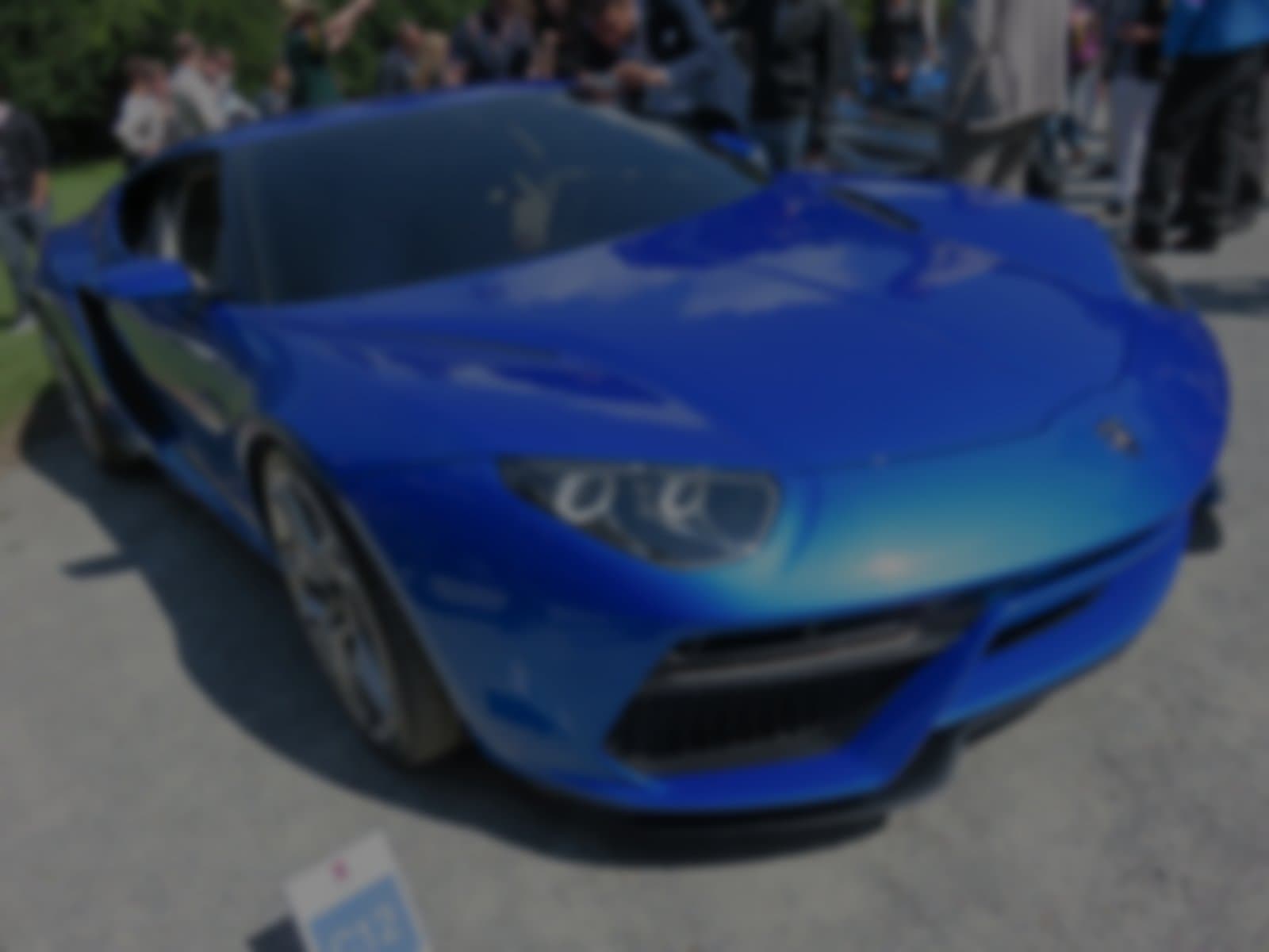 Lamborghini Asterion Roadster sur la route de la Gineste