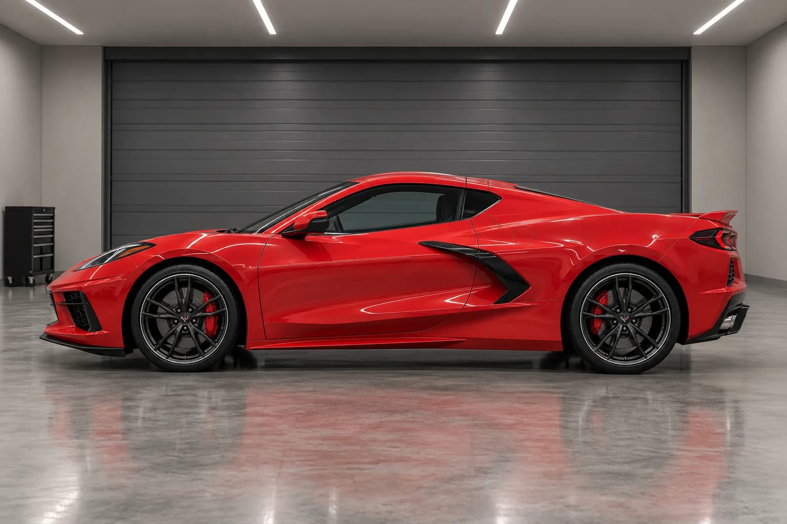 Illustration: Chevrolet Corvette Stingray C8