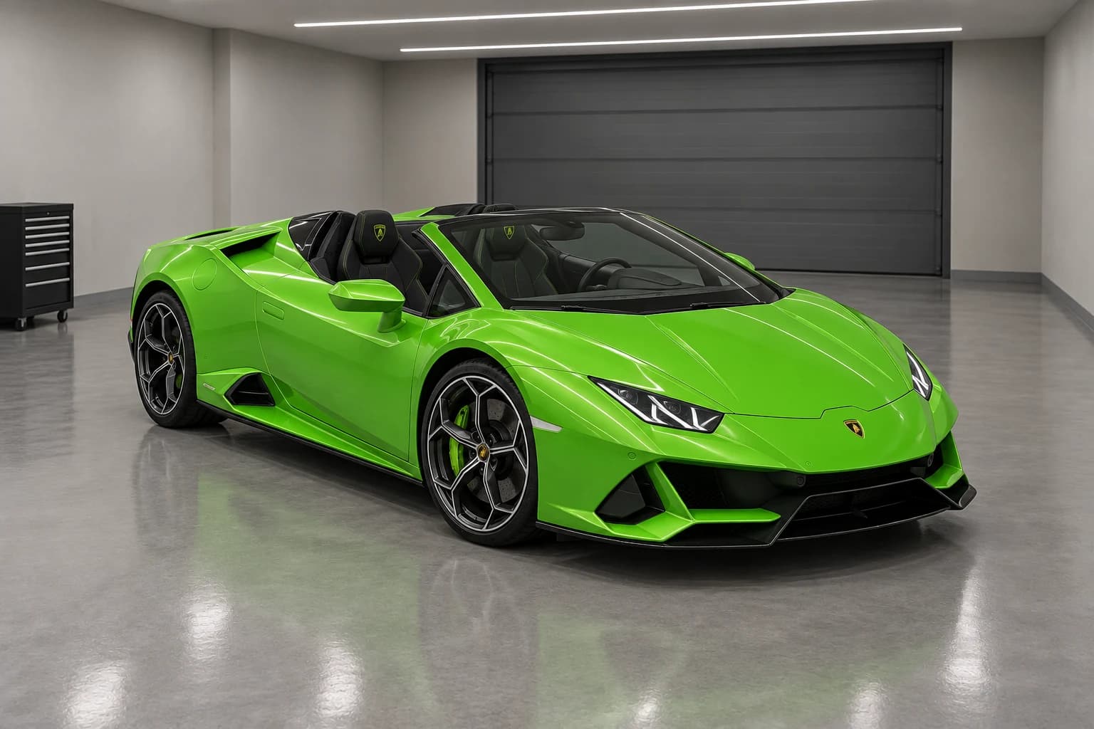 Illustrative image: Lamborghini Huracán EVO Spyder